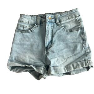 5/$25 SHEIN Light Blue Jean Shorts for Women